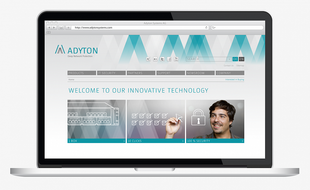 Adyton Systems | Website | Home | Startup | Sehsam | Leipzig | Designagentur | Markenagentur | Kreativagentur | Grafikdesign | Corporate Design | Corporate Identity | Markenstrategie | Markendesign | Markenanwendung | Gestaltung