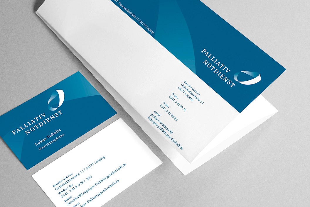 Palliativnotdienst Leipzig | Geschäftsausstattung | Briefpapier und Visitenkarte | Sehsam | Leipzig | Designagentur | Markenagentur | Kreativagentur | Grafikdesign | Corporate Design | Corporate Identity | Markenstrategie | Markendesign | Markenanwendung | Gestaltung