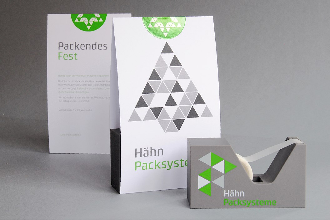 Hähn Packsysteme |  Mailing mit Klebebandabroller | Sehsam | Leipzig | Designagentur | Markenagentur | Kreativagentur | Grafikdesign | Corporate Design | Corporate Identity | Markenstrategie | Markendesign | Markenanwendung | Gestaltung