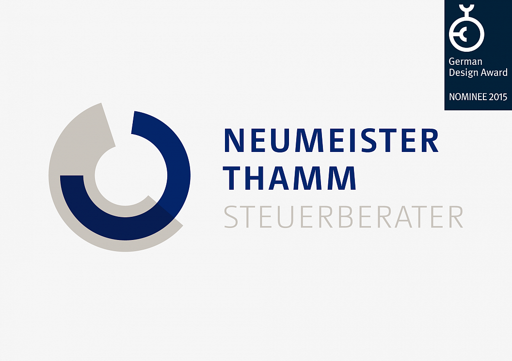 Neumeister & Thamm | Steuerberater |  Logo | German Design Award Nominee 2015 | Sehsam | Leipzig | Designagentur | Markenagentur | Kreativagentur | Grafikdesign | Corporate Design | Corporate Identity | Markenstrategie | Markendesign | Markenanwendung | Gestaltung