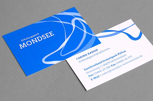 Erholungspark Mondsee | Geschäftsausstattung | Visitenkarte | Sehsam | Leipzig | Designagentur | Markenagentur | Kreativagentur | Grafikdesign | Corporate Design | Corporate Identity | Markenstrategie | Markendesign | Markenanwendung | Gestaltung