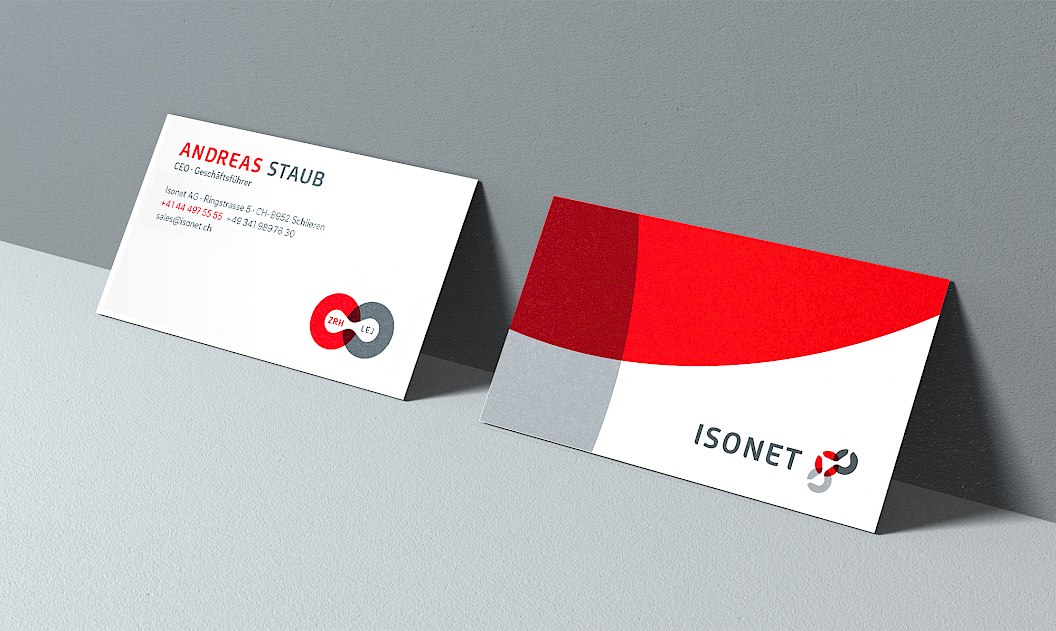 Isonet AG | Logo | Geschäftsausstattung | Visitenkarte | Sehsam | Leipzig | Designagentur | Markenagentur | Kreativagentur | Grafikdesign | Corporate Design | Corporate Identity | Markenstrategie | Markendesign | Markenanwendung | Gestaltung