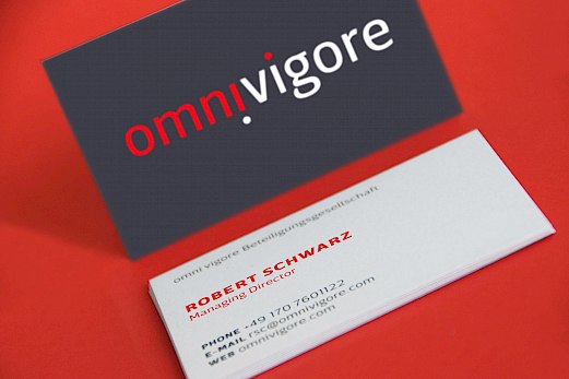 Omnivigore | Logo | Geschäftsausstattung | Visitenkarte | Startup | Sehsam | Leipzig | Designagentur | Markenagentur | Kreativagentur | Grafikdesign | Corporate Design | Corporate Identity | Markenstrategie | Markendesign | Markenanwendung | Gestaltung